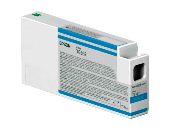 Epson Cartucho de Tinta Cian C13T636200 700 ml UltraChrome HDR Epson Cartucho de Tinta Cian C13T636200 700 ml UltraChrome HDR