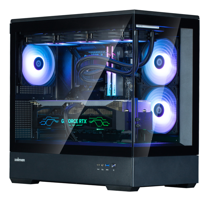 Zalman P30 Black V2 Mini Tower PC Negro ATX, Mini-ITX