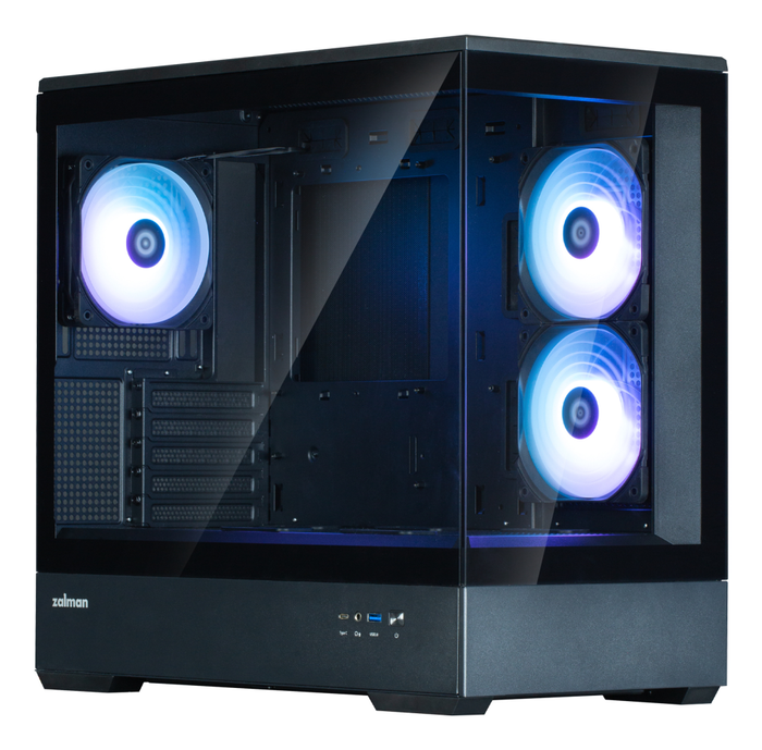 Zalman P30 Black V2 Mini Tower PC Negro ATX, Mini-ITX