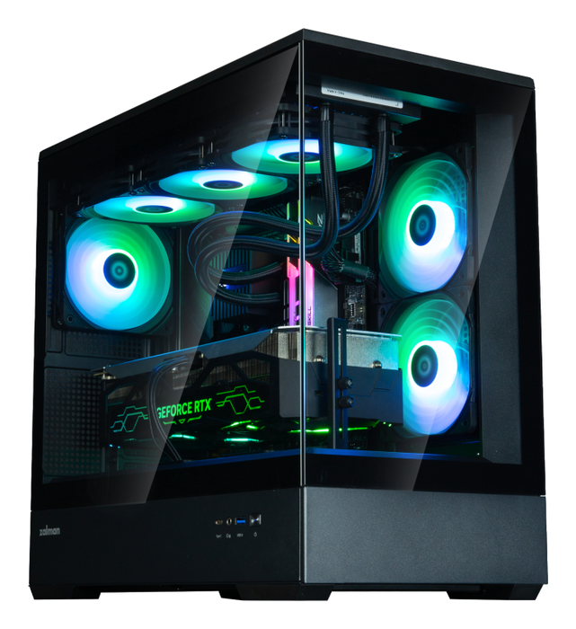 Zalman P30 Black V2 Mini Tower PC Negro ATX, Mini-ITX