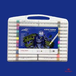 ARTIST BY ALEX BOG Estuche de 48 rotuladores acrílicos Prime Price colores surtidos