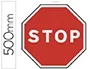 Syssa Señal Vial Stop en Acero Galvanizado 500 mm