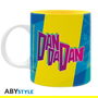 Abystyle Taza Dandadan Momo Y Okarun - Taza de cerámica 320 ml con ilustración oficial del manga, apta lavavajillas y microondas