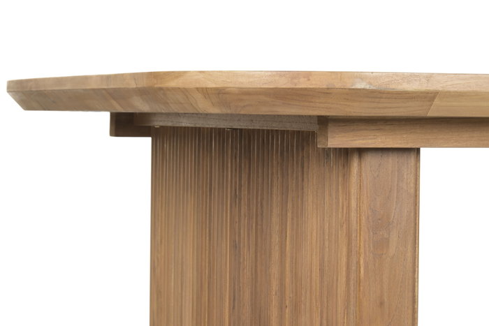 DKD Home Decor Mesa Tropical Teca 100 x 77 x 250 cm