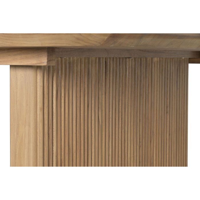DKD Home Decor Mesa de Teca 250x100x77 cm Natural