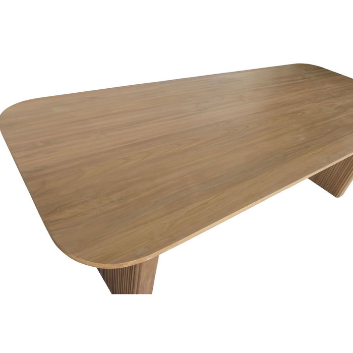 DKD Home Decor Mesa de Teca 250x100x77 cm Natural