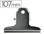 Q-connect Pinza metálica 107 mm con agujero