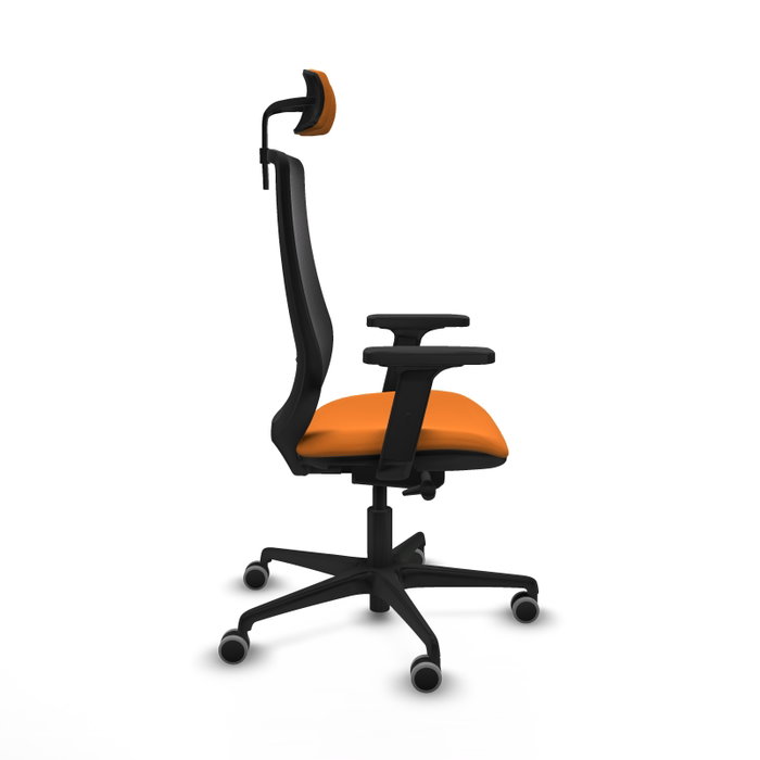 PIQUERAS Y CRESPO Silla de oficina Mardos Naranja/Negro