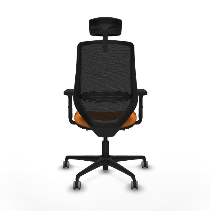 PIQUERAS Y CRESPO Silla de oficina Mardos Naranja/Negro