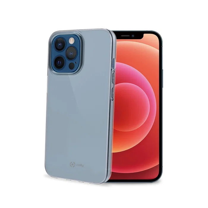 Celly Funda GELSKIN para Apple iPhone 13 Pro 15.5 cm (6.1") - Transparente, TPU, Resistente a Golpes y Rayones