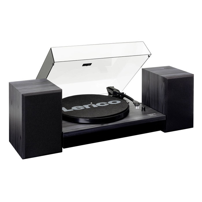 Lenco LS-300 Tocadiscos Automático Negro con Madera Lenco LS-300 Tocadiscos Automático Negro con Madera