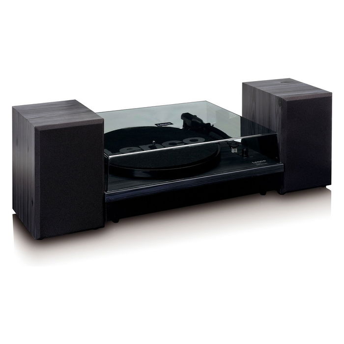Lenco LS-300 Tocadiscos Automático Negro Madera Tracción por Correa 33/45 RPM Bluetooth