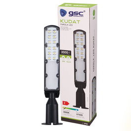 Farola LED Kudat 30W 4000K IP65 Negro