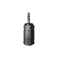LogiLink Adaptador de audio 2.5 mm 3-pin/M a 3.5 mm 3-pin/F, negro
