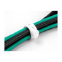 DeLOCK Set de 10 bridas reutilizables flexibles Negro/Blanco
