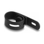 DeLOCK Set de 10 bridas reutilizables flexibles Negro/Blanco
