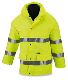MARCA Parka Fluorescente Amarillo XXL