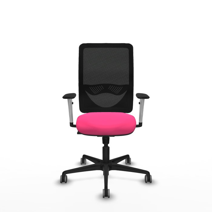 PIQUERAS Y CRESPO Silla de oficina Zulema Rosa y Negro