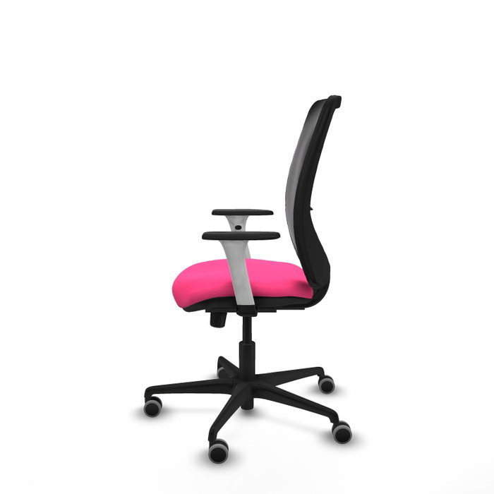 PIQUERAS Y CRESPO Silla de oficina Zulema Rosa y Negro