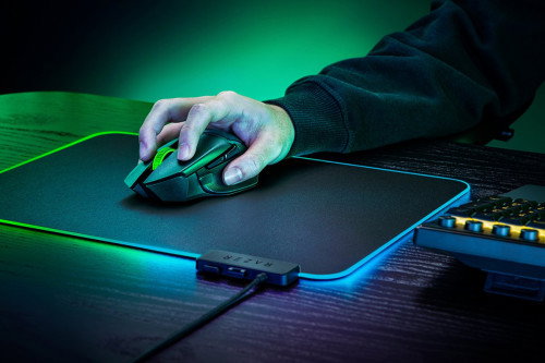 Razer Basilisk V3 X HyperSpeed Negro, 18000 DPI, Bluetooth/Wireless