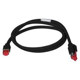 EFB Elektronik Cable de parche RJ45 Cat.7 S/FTP LSZH TM21 negro 0,5 m