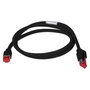 EFB Elektronik Cable de red RJ45 Cat6a S/FTP 0,5 m negro