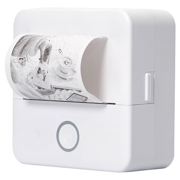 Be Mix Mini Impresora Térmica B/N Inalámbrica Bluetooth para Fotos y Notas, Compatible con App Tiny Print