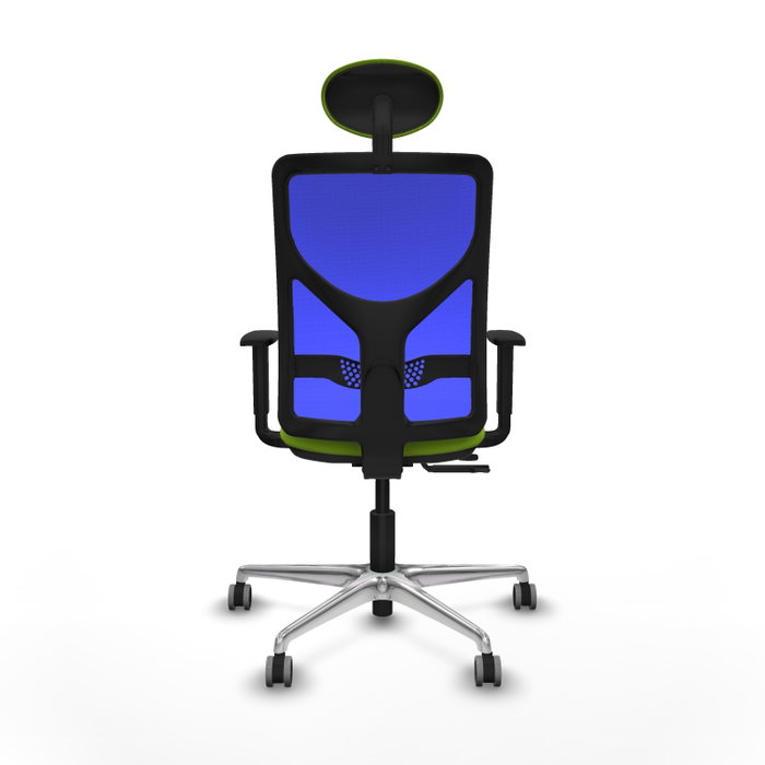 PIQUERAS Y CRESPO Silla de oficina Motilla con mecanismo Sincro/Traslack, Pistacho y Azul PIQUERAS Y CRESPO Silla de oficina Motilla con mecanismo Sincro/Traslack, Pistacho y Azul