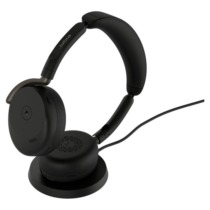 Jabra Evolve3 65 Flex MS Auriculares Inalámbricos con Alfombrilla de Carga