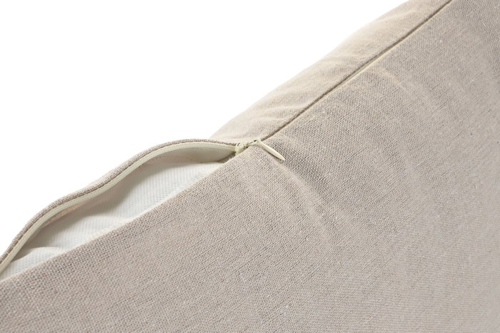 DKD Home Decor Cojín Algodón y Yute Natural 45x45 cm (Pack de 2)