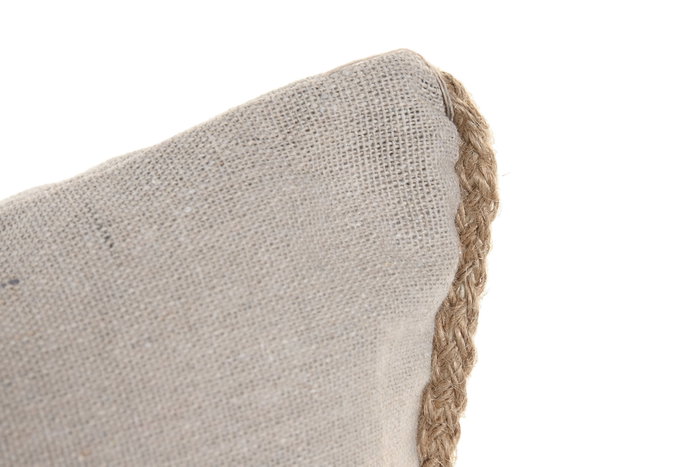 DKD Home Decor Cojín Algodón y Yute Natural 45x45 cm (Pack de 2) DKD Home Decor Cojín Algodón y Yute Natural 45x45 cm (Pack de 2)