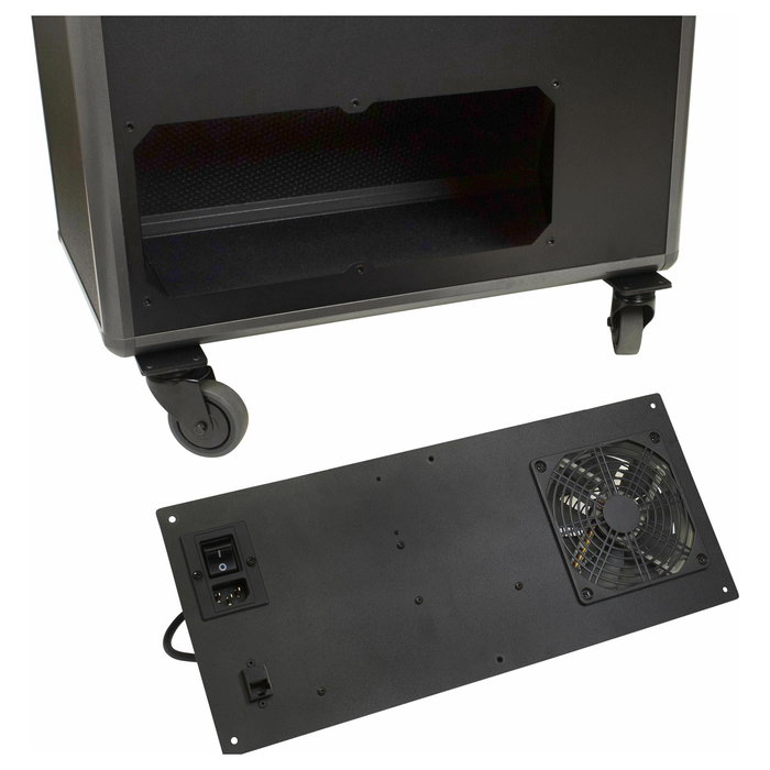 DICOTA D32004 Carro de Carga y Gestión para 14 Portátiles, Negro, Aluminio, Versión EU