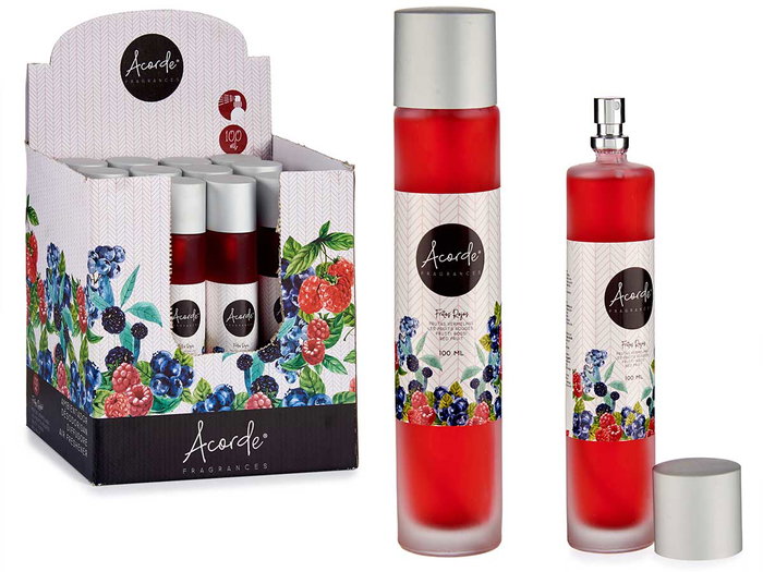 Acorde Ambientador en Spray con Fragancia Frutos Rojos - 100 ml (Set de 24) Acorde Ambientador en Spray con Fragancia Frutos Rojos - 100 ml (Set de 24)
