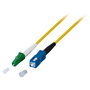 EFB Elektronik Patchkabel LC/APC-SC OS2 G657A2 1m Amarillo