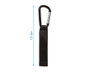 KioKids Mosquetones Pequeños con Velcro para Carrito Negro