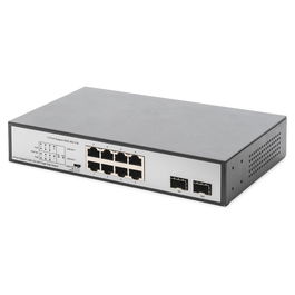 Digitus Switch 8-Port Gigabit 180W PoE Unmanaged Negro