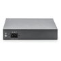 Digitus Conmutador Gigabit No Administrado, 8 Puertos (6 PoE+), 2 SFP, 180W Presupuesto PoE, Negro, Switch de Red