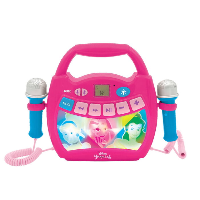 Altavoz Bluetooth con Micrófono Karaoke Lexibook PRINCESA DE DISNEY Altavoz Bluetooth con Micrófono Karaoke Lexibook PRINCESA DE DISNEY