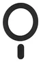 Celly MAGCADAPTERBK Anillo Magnético Universal para Teléfono Móvil o Smartphone, Accesorio de Plástico Negro