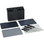 Joseph Joseph Folio Plus Set de 8 piezas de tablas de cortar y cuchillos Gris