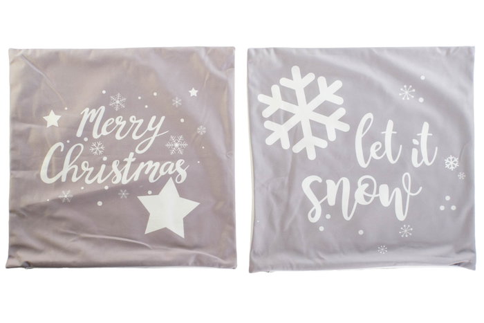 DKD Home Decor Fundas para Cojín de Terciopelo 45x45x1 cm, Surtido de 2 Unidades