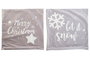 DKD Home Decor Fundas para Cojín de Terciopelo 45x45x1 cm, Surtido de 2 Unidades