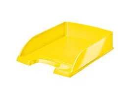 Leitz Bandeja Sobremesa Wow Vertical Plástico Amarillo 255x70x357 mm