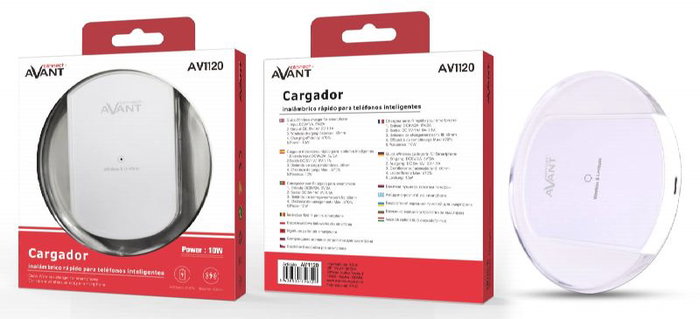 AVANT CONNECT Cargador Inalámbrico para Smartphones