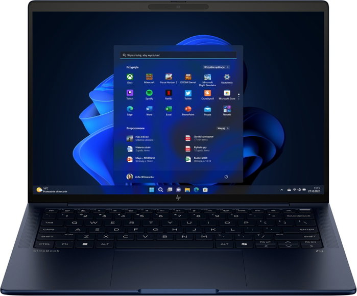 HP EliteBook X G1i AI 14 Ultra 7 258V 32GB 1TB 5G Granatowy HP EliteBook X G1i AI 14 Ultra 7 258V 32GB 1TB 5G Granatowy