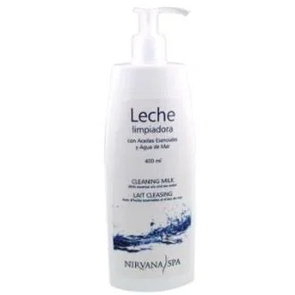 Nirvana Spa Leche Limpiadora Facial 500 ml - Limpiador Facial de Leche para Piel Limpia