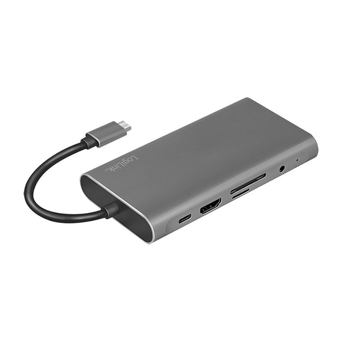 LogiLink Dockingstation USB 3.2 Gen1 USB-C de 10 puertos con PD
