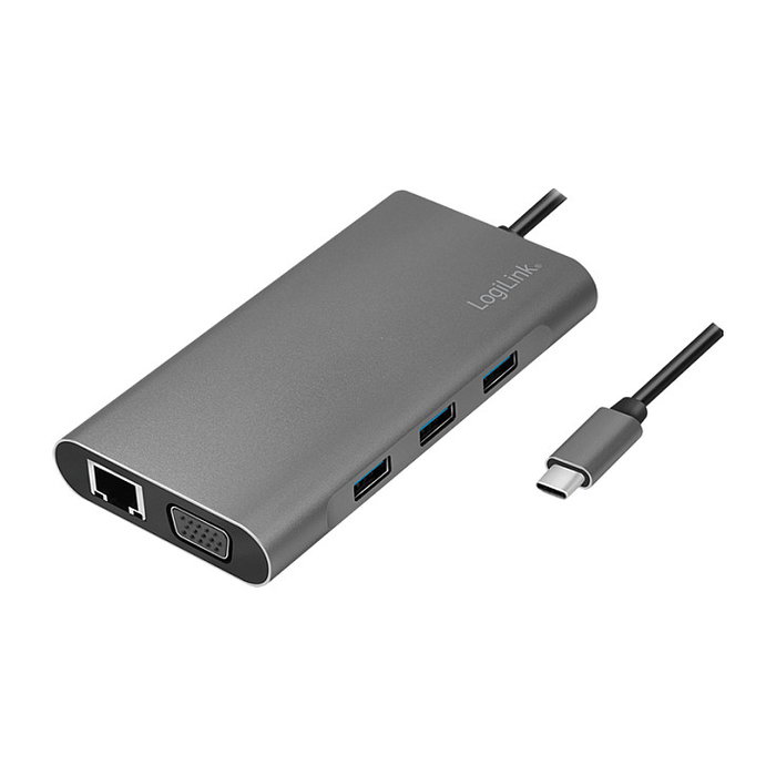 LogiLink UA0383 Dockingstation USB-C con 10 puertos y Power Delivery de 100W LogiLink UA0383 Dockingstation USB-C con 10 puertos y Power Delivery de 100W
