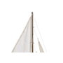 DKD Home Decor Barco de Madera Azul Marino