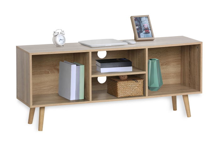 Inde Mueble Auxiliar Moblekit con 4 Compartimentos, 110 x 29 x 47 cm (Al x An x Pr)